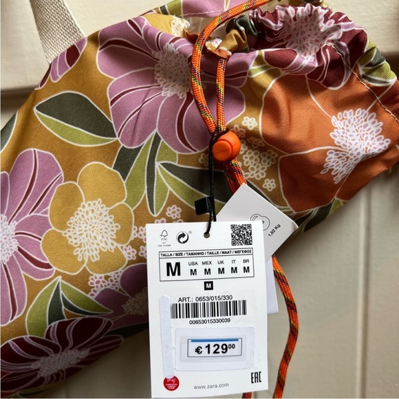 NWT Zara Home Sun Canopy Retro Floral Print - Picture 4 of 15